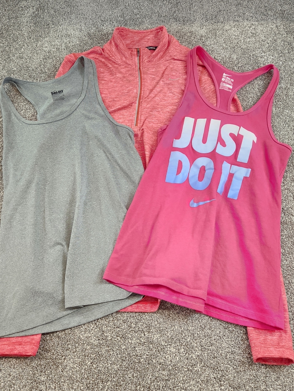 Lot of 3 Size Small Nike Womens Tank Jacket